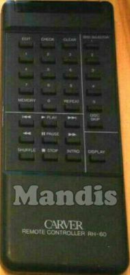 Comandament a dist&agrave;ncia original CARVER RH-60