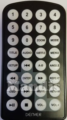 Comandament a distància original DENVER MTW747TWIN