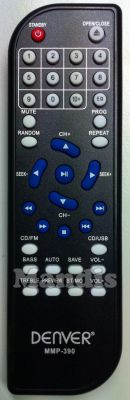 Comandament a distància original DENVER MMP390