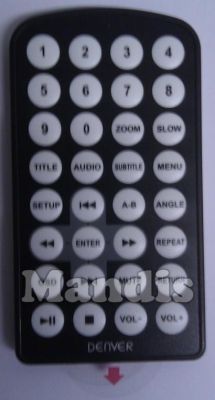 Comandament a distància original DENVER MTW733TWIN