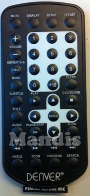 Comandament a distància original DENVER MTW746TWIN