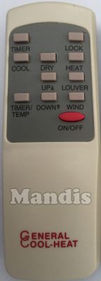 Comandament a dist&agrave;ncia original GENERAL Cool-Heat