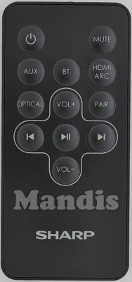 Comandament a distància original SHARP HTSB95