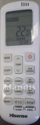 Comandament a dist&agrave;ncia original HISENSE DJ35VE0AG