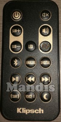 Comandament a dist&agrave;ncia original KLIPSCH R-4B