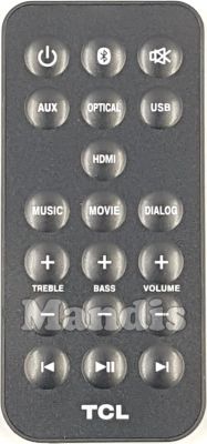 Comandament a distància original TCL MA06250AG18RC1