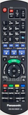 Comandament a distància original PANASONIC HDD Recorder IR6 (N2QAYB000914)