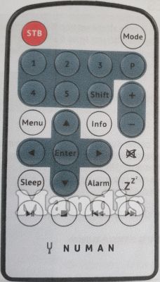 Comandament a dist&agrave;ncia original NUMAN HIFI