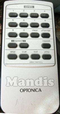 Comandament a dist&agrave;ncia original OPTONICA AD700