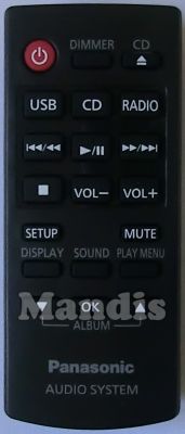 Comandament a distància original PANASONIC N2QAYB000948