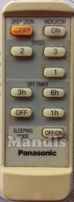 Comandament a distància original PANASONIC F-56TXZ