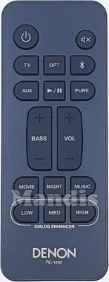 Comandament a distància original DENON RC-1242 (919307102270S)