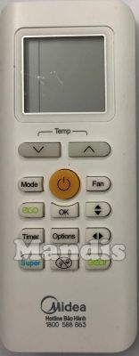 Comandament a dist&agrave;ncia original MIDEA RG702HBGEF