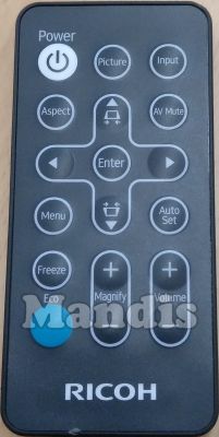 Comandament a dist&agrave;ncia original RICOH IR28012 (PJS2340)