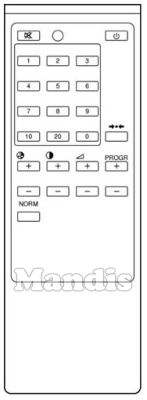 Comandament a distància original SONY RM 614 (A1009106A)