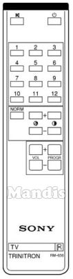 Comandament a distància original SONY RM 656 (A1470810A)