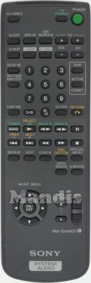 Comandament a distància original SONY RM-SV4800