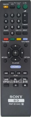 Comandament a distància original SONY RMT-B104C