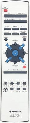 Comandament a distància original SHARP RRMCG0044SJSA