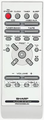 Comandament a distància original SHARP RRMCG0056SJSA