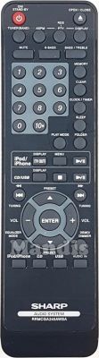Comandament a distància original SHARP RRMCGA245AWSA