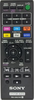 Comandament a distància original SONY RM-AMU145 (149001811)