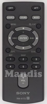Comandament a distància original SONY RM-X172 (148015024)