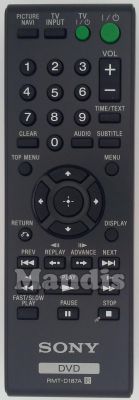 Comandament a distància original SONY RMT-D187A (148700511)