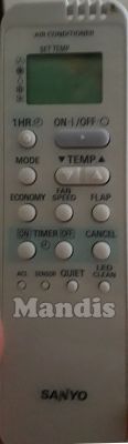 Comandament a dist&agrave;ncia original SANYO RCS-7HS4E-G