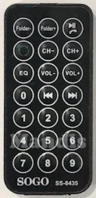 Comandament a dist&agrave;ncia original SOGO SS-8415