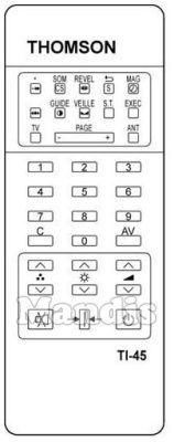 Comandament a distància original THOMSON TI 45 (925TX0789)