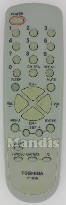 Comandament a distància original TOSHIBA CT-859