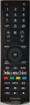Comandament a distància original TOSHIBA CT-8046 (30087643)