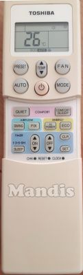 Comandament a dist&agrave;ncia original TOSHIBA RAS-4M27YAV