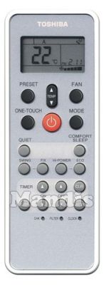 Comandament a dist&agrave;ncia original TOSHIBA RAS107SKVE3
