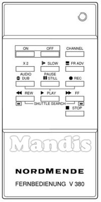 Comandament a distància original THOMSON V 380 (272444)