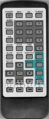 Comandament a distància original WOXTER ICase35Player