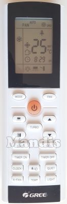 Comandament a dist&agrave;ncia original GREE YACIFBI