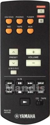 Comandament a distància original YAMAHA RAX15 (WF676200)