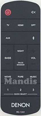 Comandament a distància original DENON RC-1241 (943307102310S)