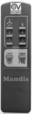 Comandament a distància original VORTICE TELENORDIK 5T (22387)