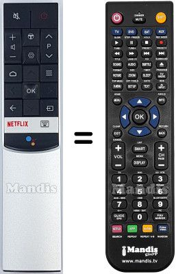 Comandament a dist&agrave;ncia equivalent Tcl 06BTZNYYCRC602S