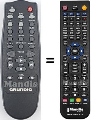 Comandament a distància equivalent 313914855651