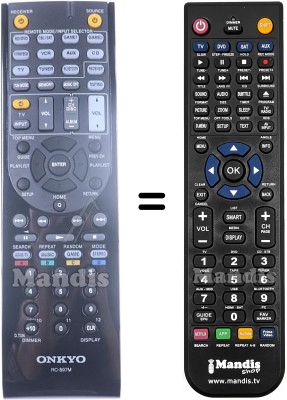 Comandament a dist&agrave;ncia equivalent RC-897M