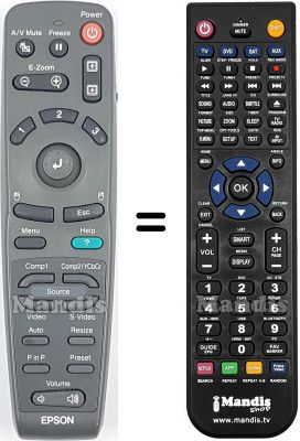 Comandament a distància equivalent 6006170