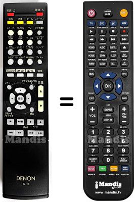 Comandament a distància equivalent RC-1125