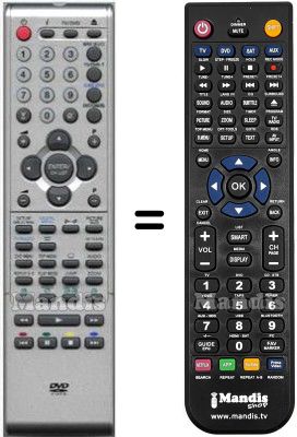 Comandament a distància equivalent Orion 076R0PK011