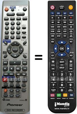 Comandament a distància equivalent VXX2934