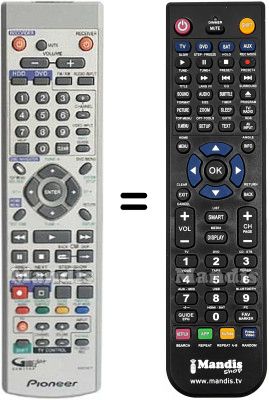 Comandament a distància equivalent Pioneer AXD7417