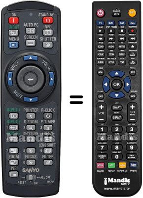 Comandament a dist&agrave;ncia equivalent MXAP